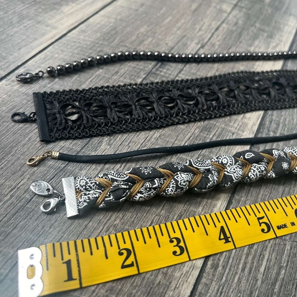 Set of 4 Dolls Kill choker necklaces
